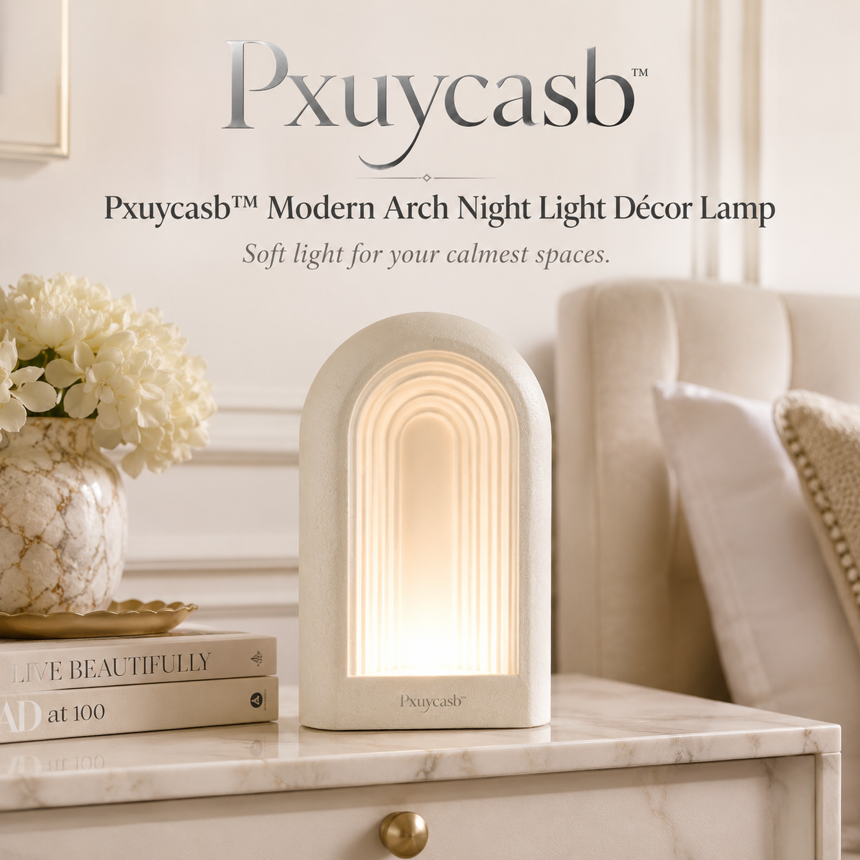 Pxuycasb™ Modern Arch Night Light Décor Lamp