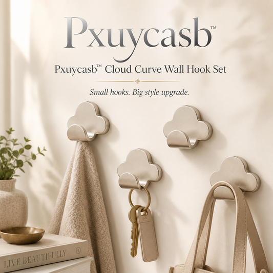 Pxuycasb™ Cloud Curve Wall Hook Set